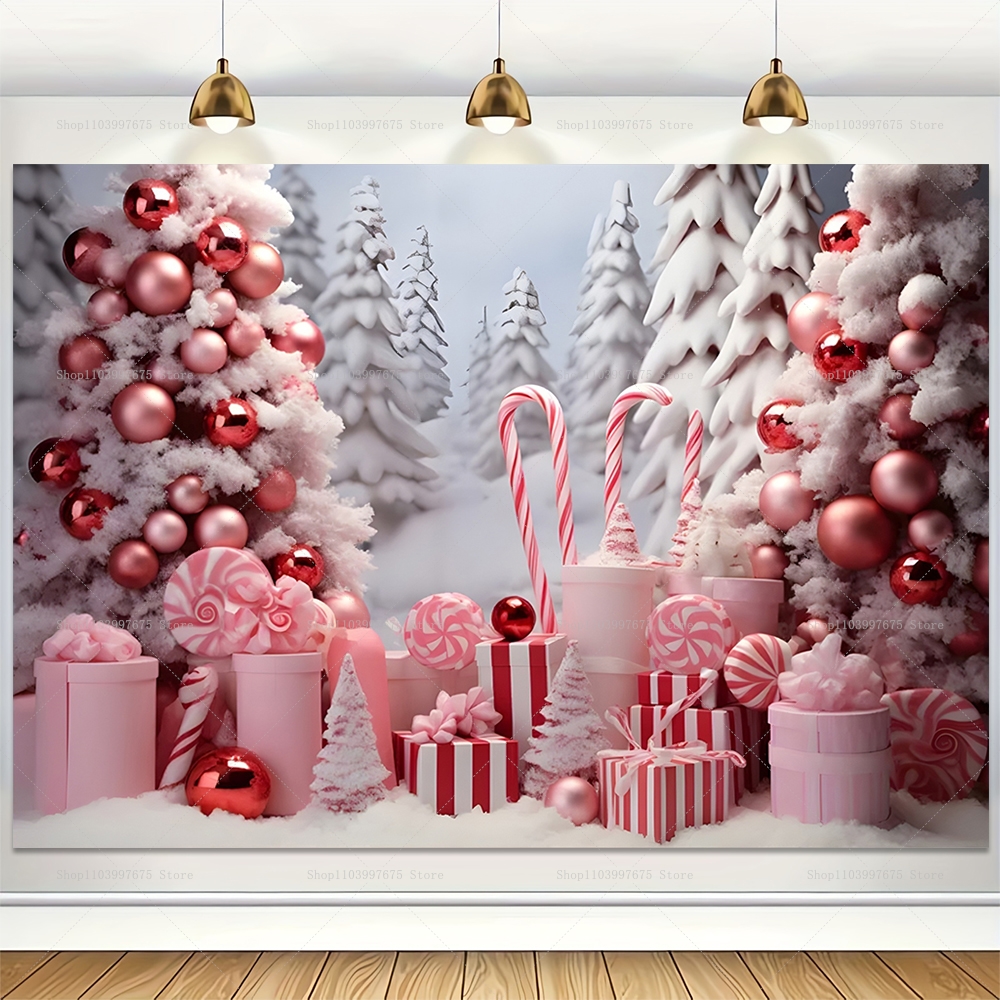 Baby Xmas Food - Merry Christmas Backdrop Xmas Tree Snowflake