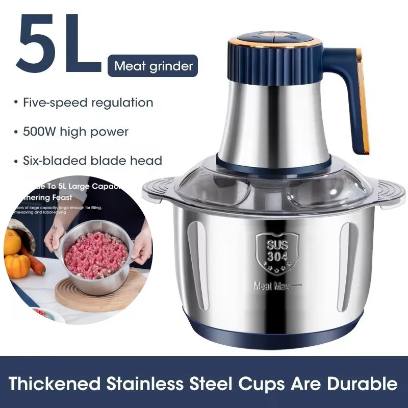 Baby Food With Meat - 5L Electric Meat Grinders 304 Stainless