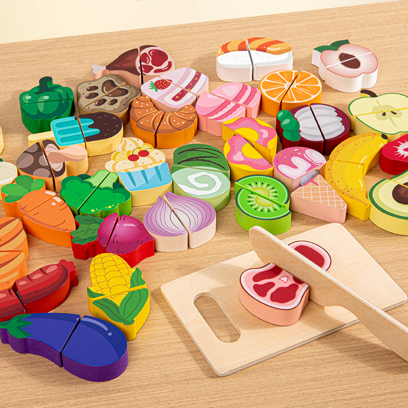 Baby Food Under 1 Year - Simulation Kitchen Pretend Toy Wooden Classic