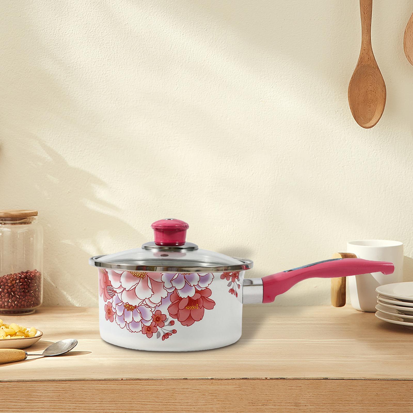 Enamel Milk Pot Multifunction  - Baby Food Restaurant บทวิจารณ์และราคา