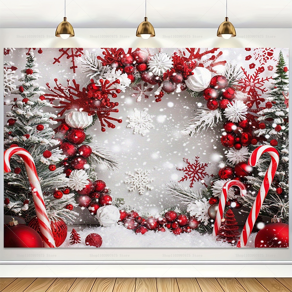 Merry Christmas Backdrop Xmas  - Baby Xmas Food บทวิจารณ์และราคา