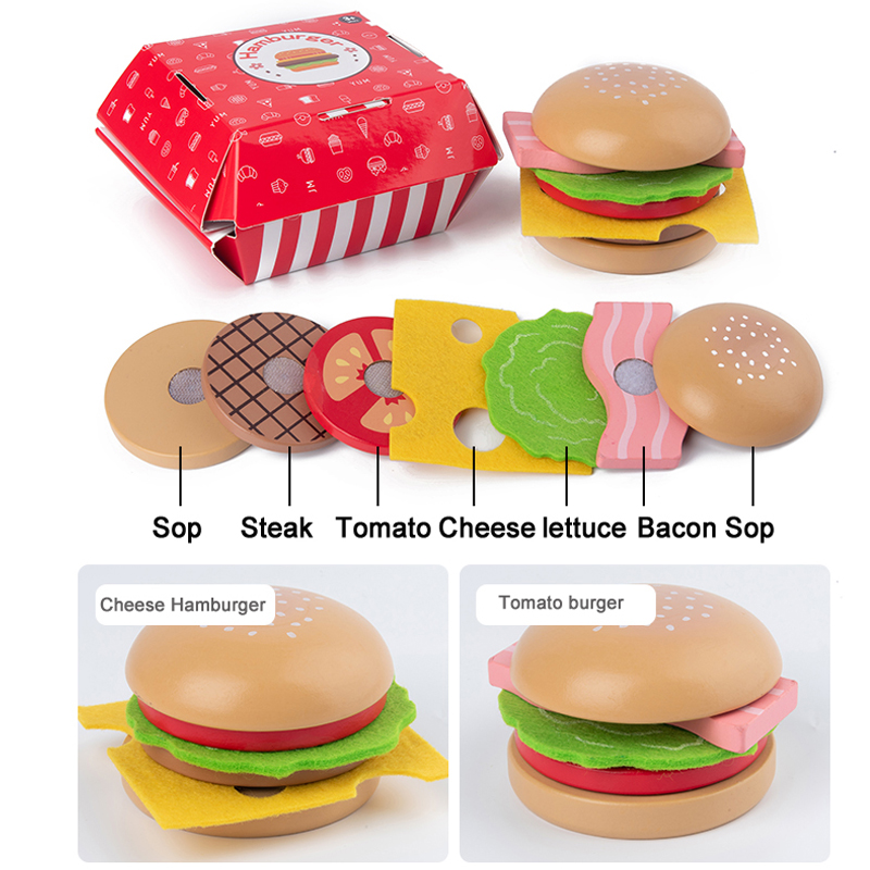 Baby toy Kitchen toys Burger S - Baby Food Quantity บทวิจารณ์และราคา