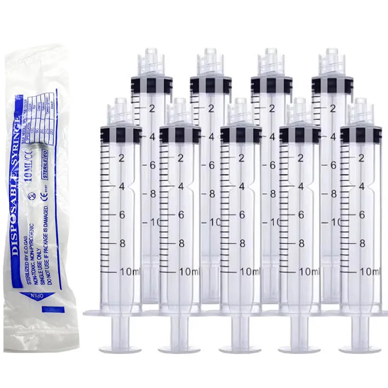 10ml Luer Lock Plastic Syringe - Baby Food Allergy Rash บทวิจารณ์และราคา
