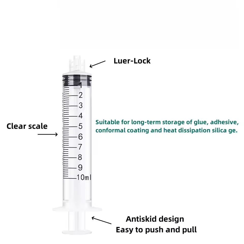 10ml Luer Lock Plastic Syringe - Baby Food Allergy Rash บทวิจารณ์และราคา