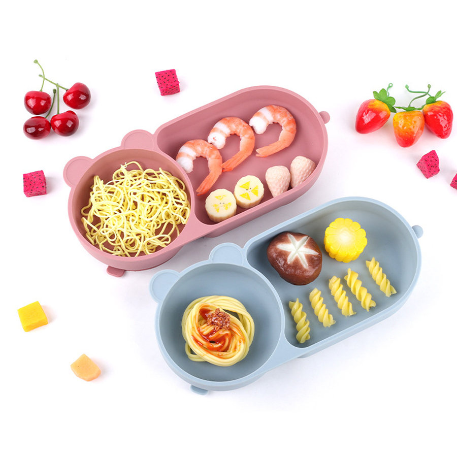 Baby Silicone Suction Cup Bowl - Baby Food Grater บทวิจารณ์และราคา