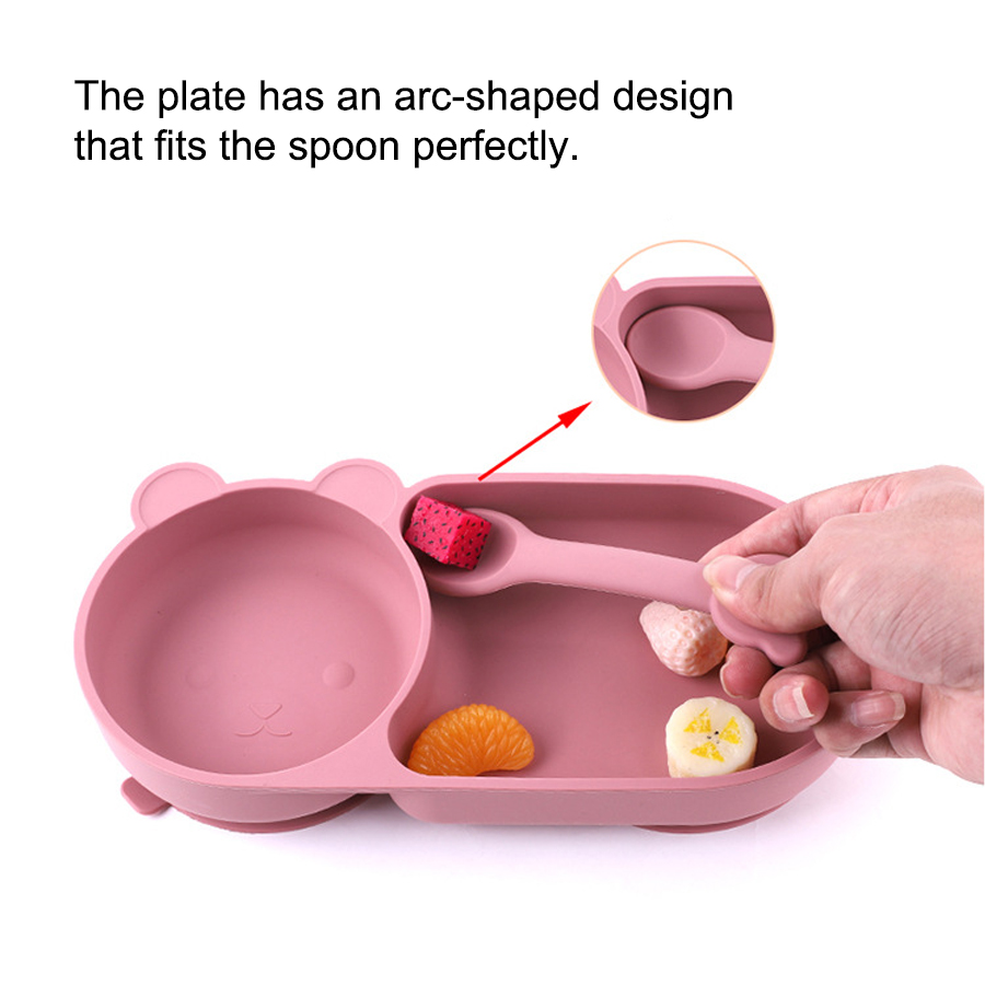 Baby Silicone Suction Cup Bowl - Baby Food Grater บทวิจารณ์และราคา