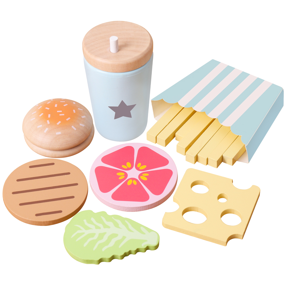 Wooden Kitchen toy role play f - Baby Food Under 1 Year บทวิจารณ์และราคา