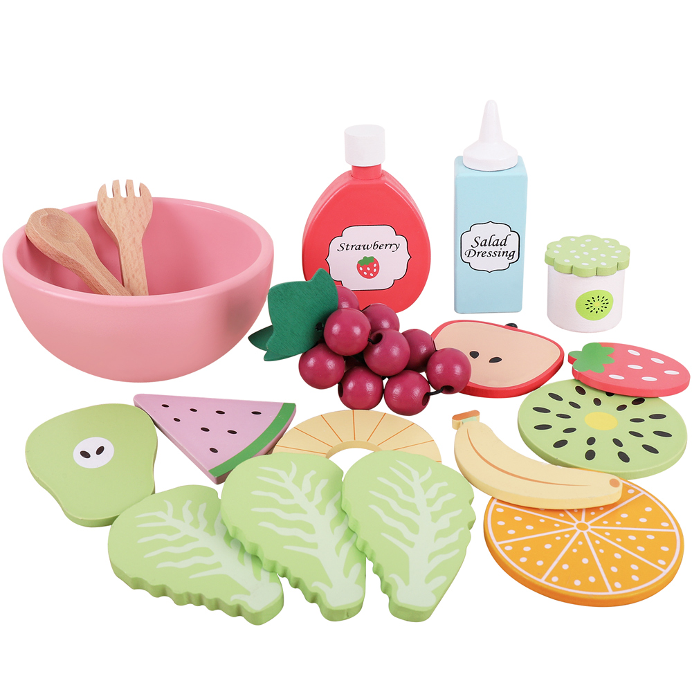 Wooden Kitchen toy role play f - Baby Food Under 1 Year บทวิจารณ์และราคา