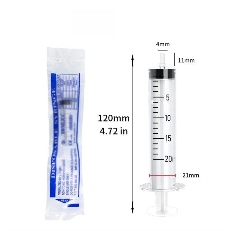 Straight Mouth Plastic Syringe - Baby Food Allergy Rash บทวิจารณ์และราคา