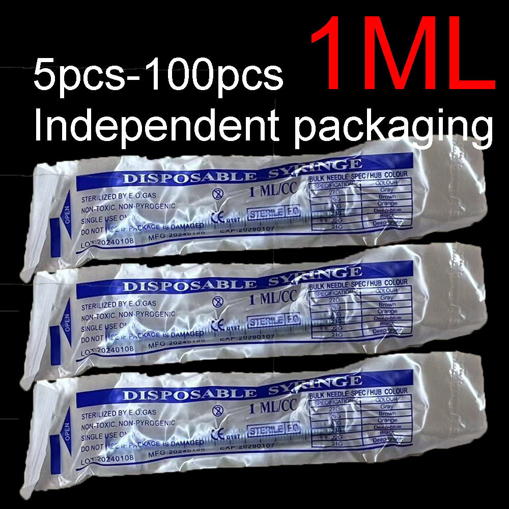 5-100Pcs 1ML Without Needle OP - Baby Food Allergy Rash บทวิจารณ์และราคา