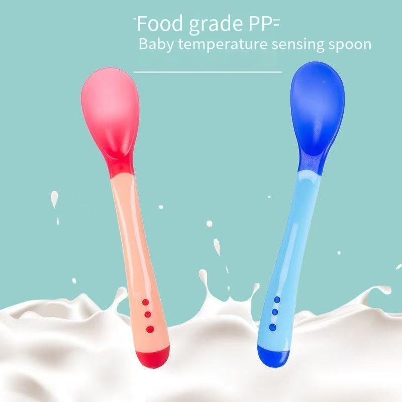 3PCS Baby silicone spoon tempe - Baby Food Quantity บทวิจารณ์และราคา