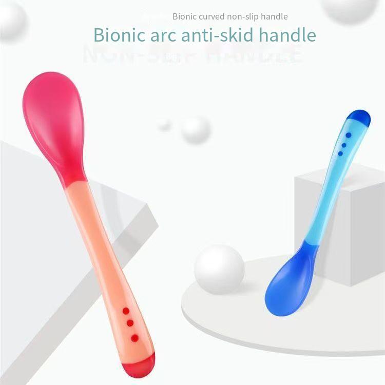 3PCS Baby silicone spoon tempe - Baby Food Quantity บทวิจารณ์และราคา