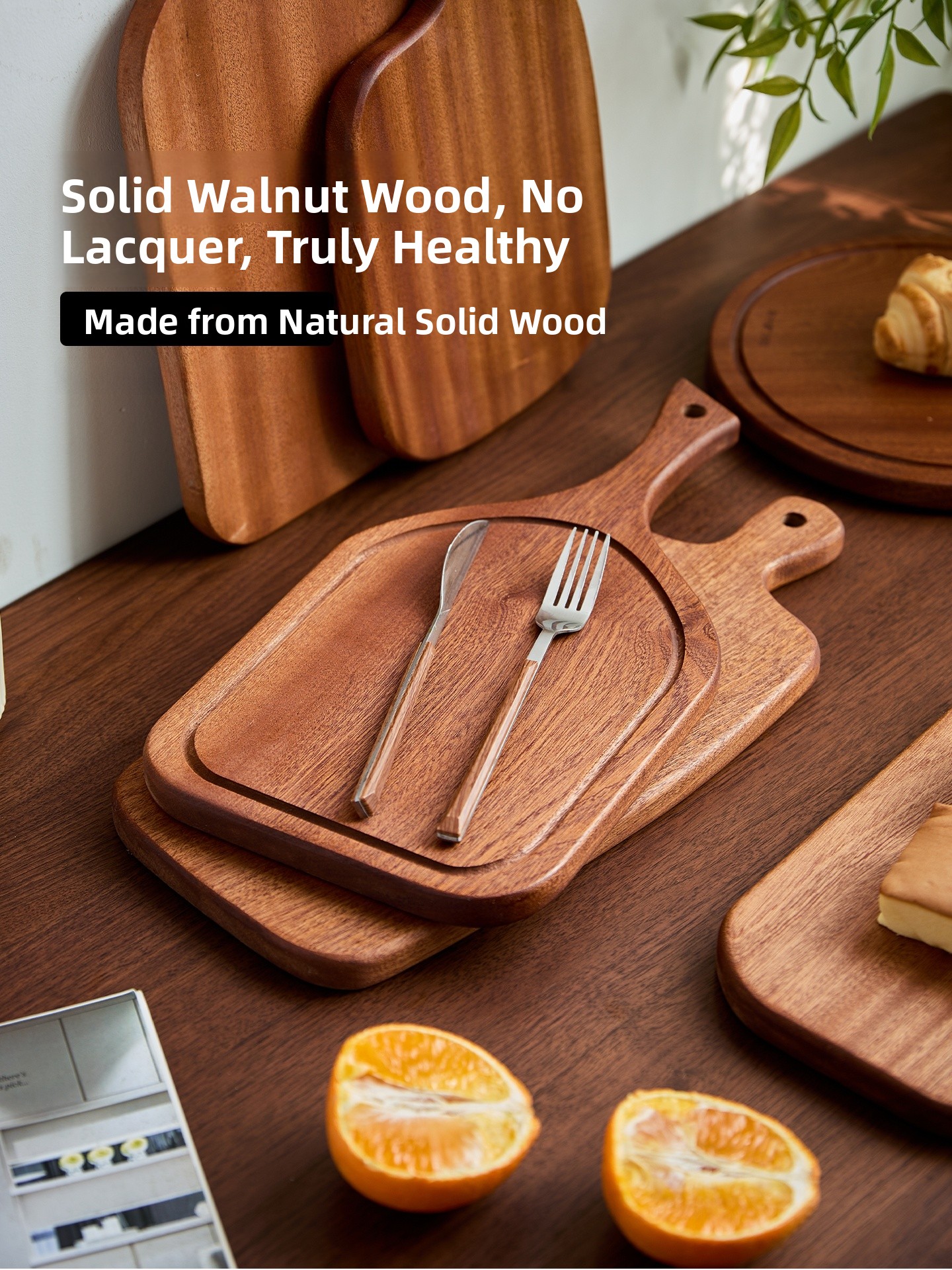  Wood Cutting Board Uptown Tea - Baby Food Restaurant บทวิจารณ์และราคา