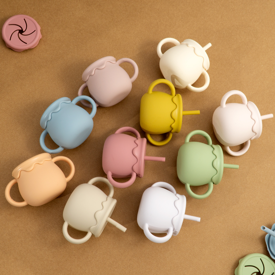 Baby Feeding Cups Portable Dri - Snack Cup Toddler บทวิจารณ์และราคา