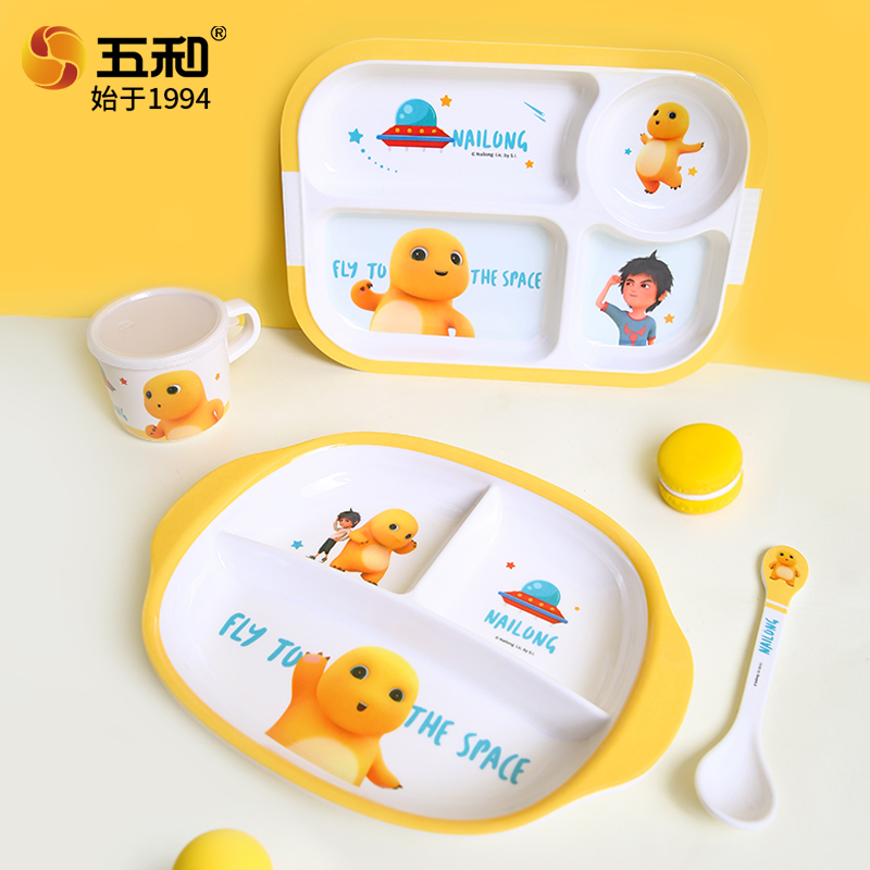 NAILONG Cute Tableware Anime t - Baby Food Dinner บทวิจารณ์และราคา