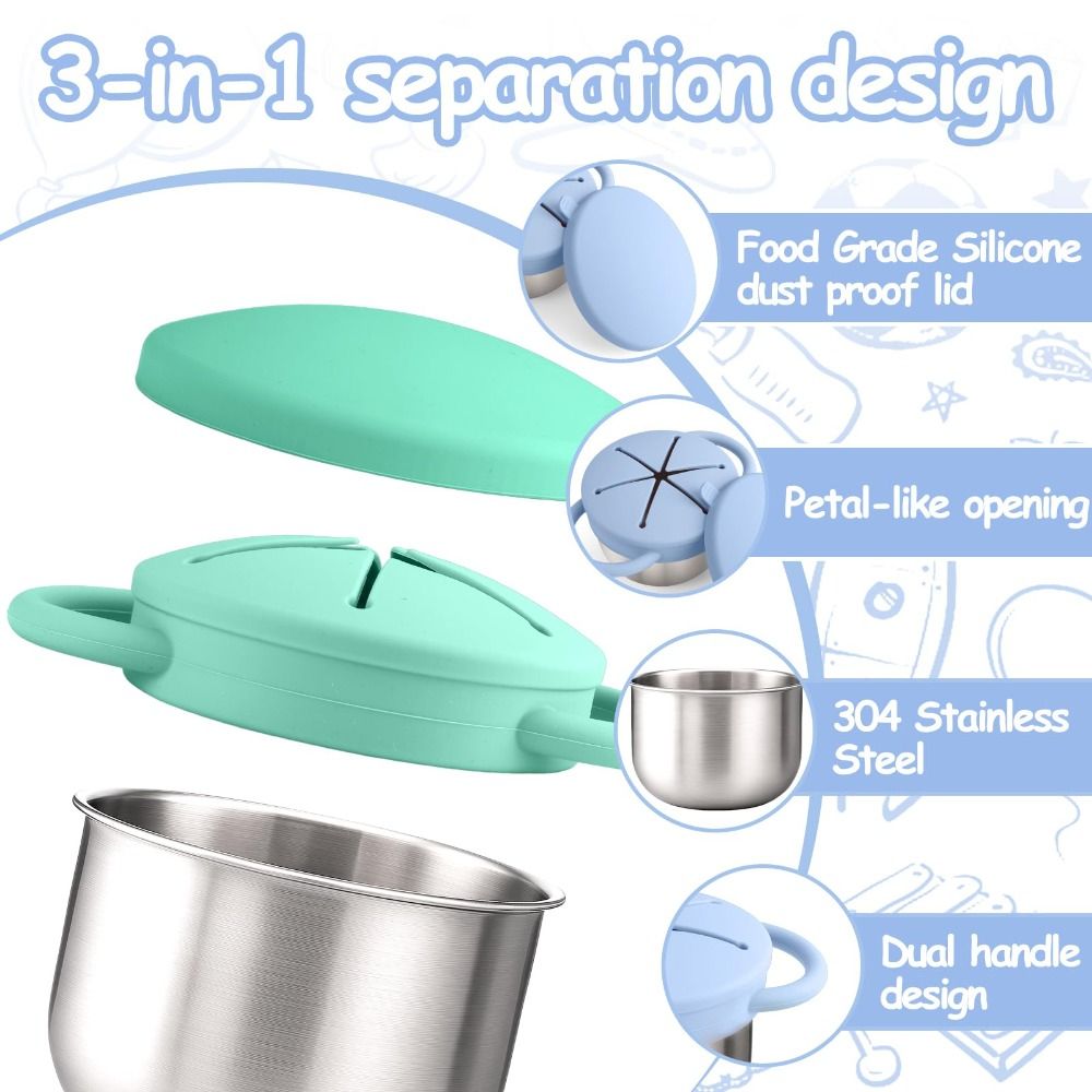 Removable Toddler Snack Contai - Snack Cup Toddler บทวิจารณ์และราคา
