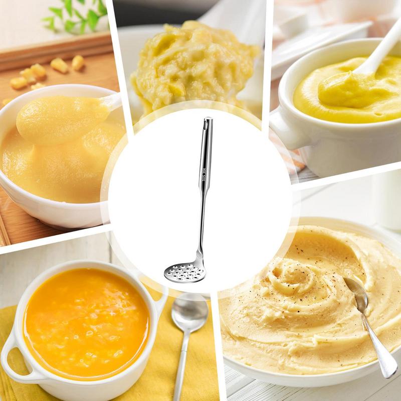 Potato Masher Stainless Steel  - Baby Food With Meat บทวิจารณ์และราคา