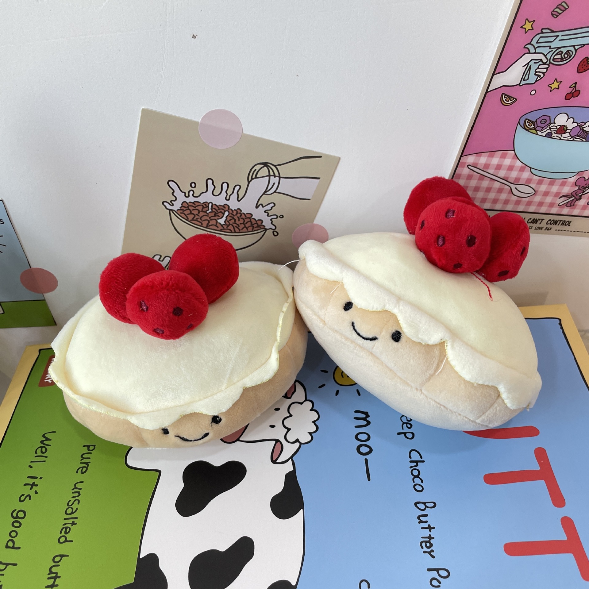 10CM Cartoon Egg Stuffed Toy E - Baby Xmas Food บทวิจารณ์และราคา