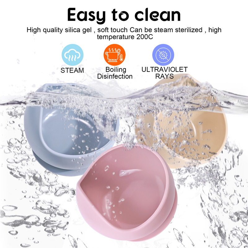 2PC Silicone Sucker Bowl Feedi - Baby Food Dinner บทวิจารณ์และราคา