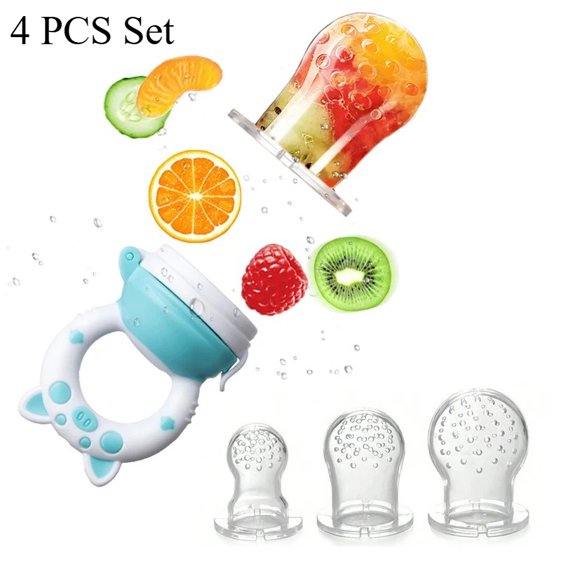 4pcs/set Silicone Fruit & Vege - Baby Food Quantity บทวิจารณ์และราคา