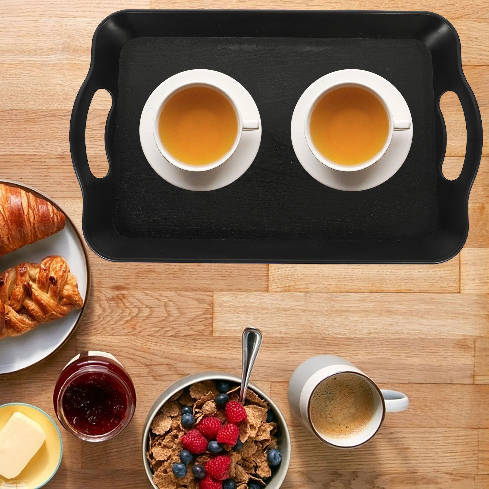 Double Handle Serving Tray Rec - Baby Food Restaurant บทวิจารณ์และราคา