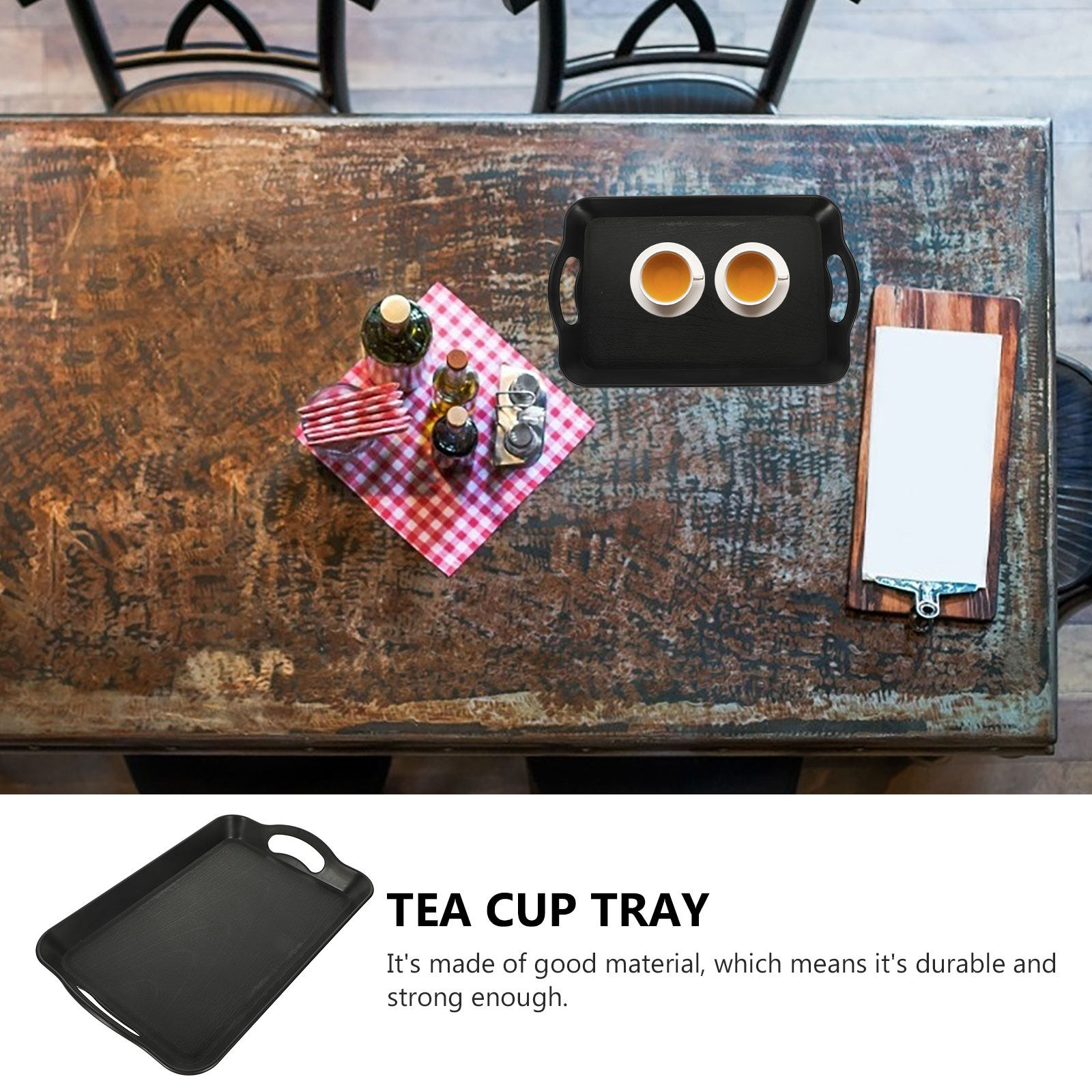 Double Handle Serving Tray Rec - Baby Food Restaurant บทวิจารณ์และราคา