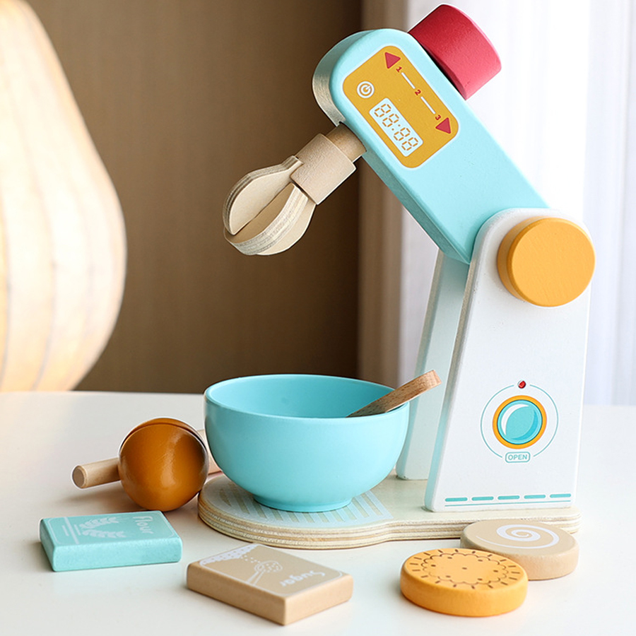 Wooden Kitchen Pretend Play To - Baby Food Under 1 Year บทวิจารณ์และราคา
