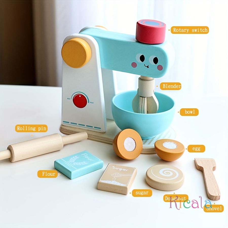 Wooden Kitchen Pretend Play To - Baby Food Under 1 Year บทวิจารณ์และราคา