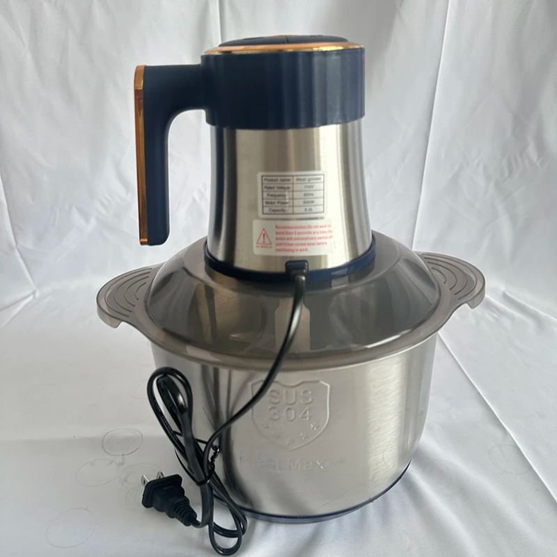 5L Electric Meat Grinders 304  - Baby Food With Meat บทวิจารณ์และราคา