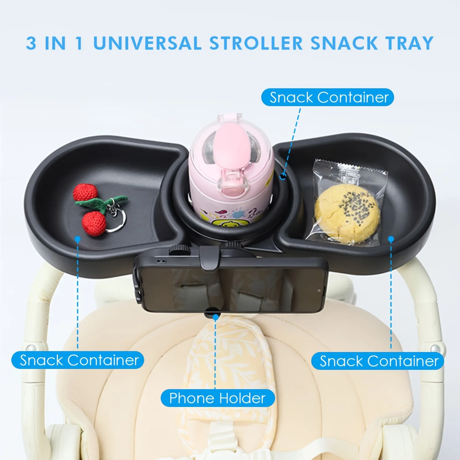 Universal Stroller Snack Tray  - Snack Cup Toddler บทวิจารณ์และราคา
