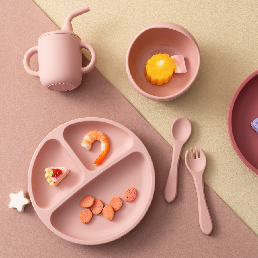 5PCS Baby Silicone Tableware S - Baby Food Grater บทวิจารณ์และราคา
