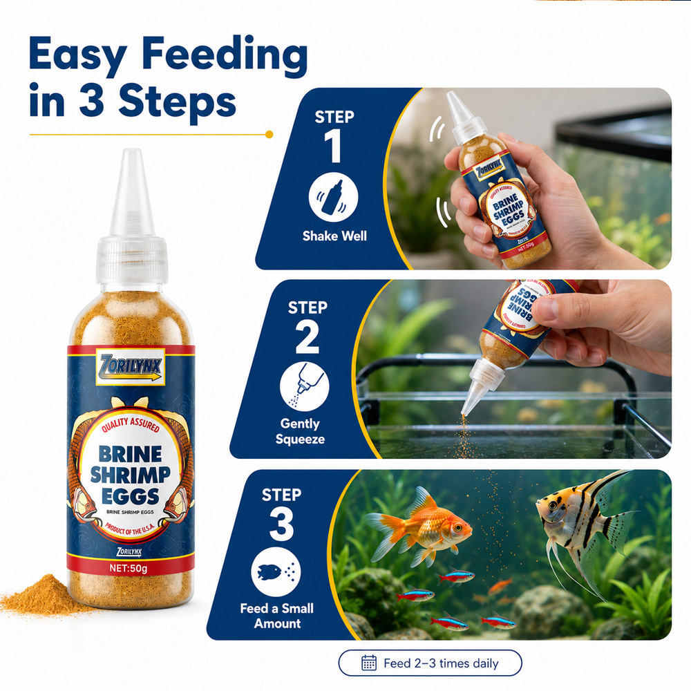 ZORILYNX 50g Premium Brine Shr - Baby Food High In Protein บทวิจารณ์และราคา