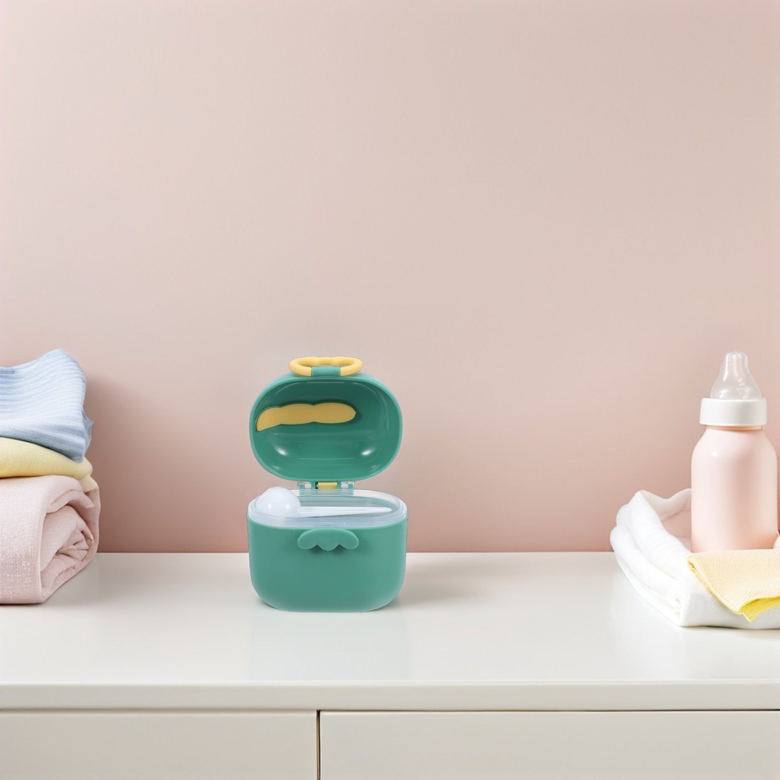 Milk Powder Box with Spoon Sto - Dry Food Baby บทวิจารณ์และราคา