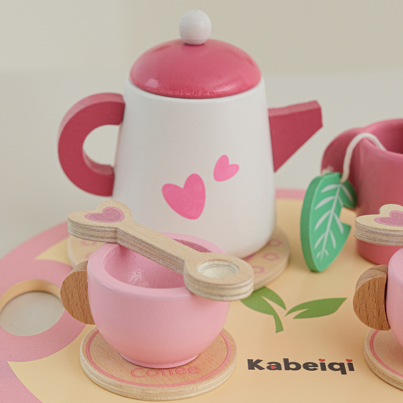 Wooden Tea Set For Little Girl - Baby Food Under 1 Year บทวิจารณ์และราคา