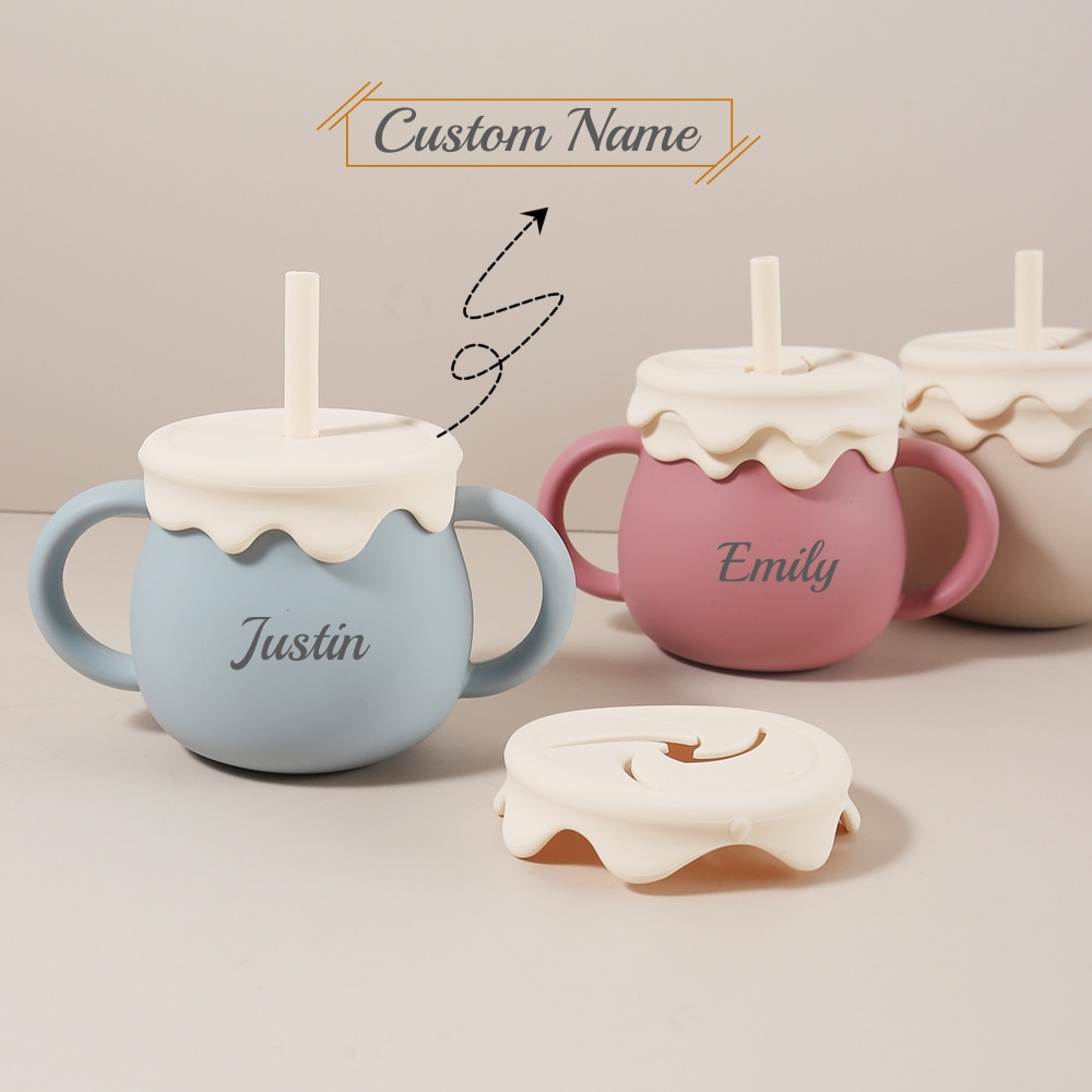 Personalized 280ml  Baby Cup-  - Snack Cup Toddler บทวิจารณ์และราคา