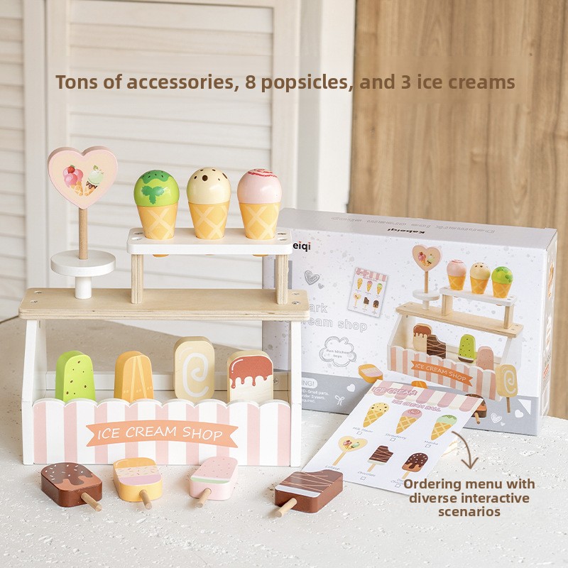 Children Toy Puzzle Wooden Kit - Baby Food Restaurant บทวิจารณ์และราคา