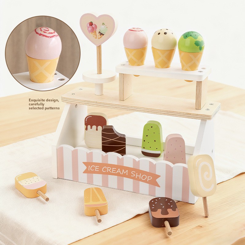 Children Toy Puzzle Wooden Kit - Baby Food Restaurant บทวิจารณ์และราคา