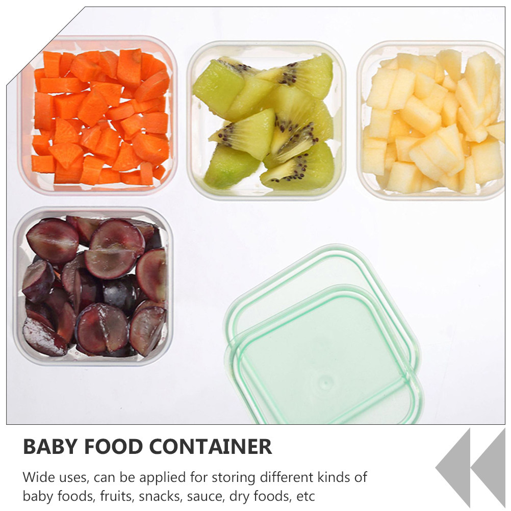 8Pcs Baby Food Storage Contain - Dry Food Baby บทวิจารณ์และราคา