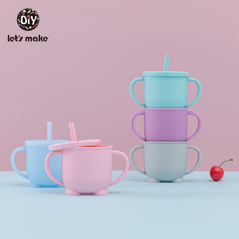1PC Silicone Baby Cup BPA Free - Snack Cup Toddler บทวิจารณ์และราคา