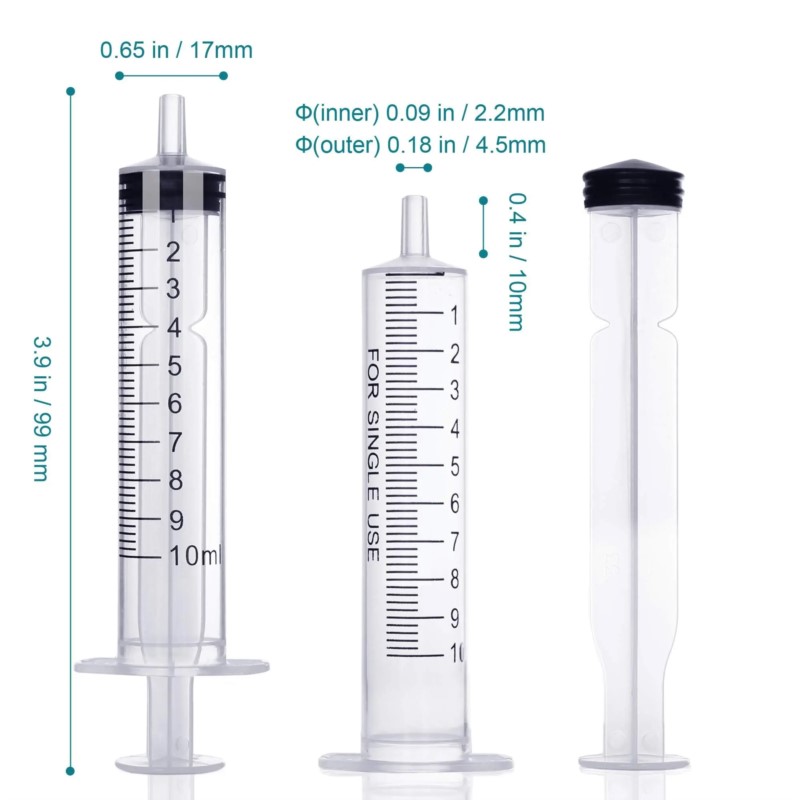 10-100PCS 10ml Plastic Luer Sl - Baby Food Allergy Rash บทวิจารณ์และราคา