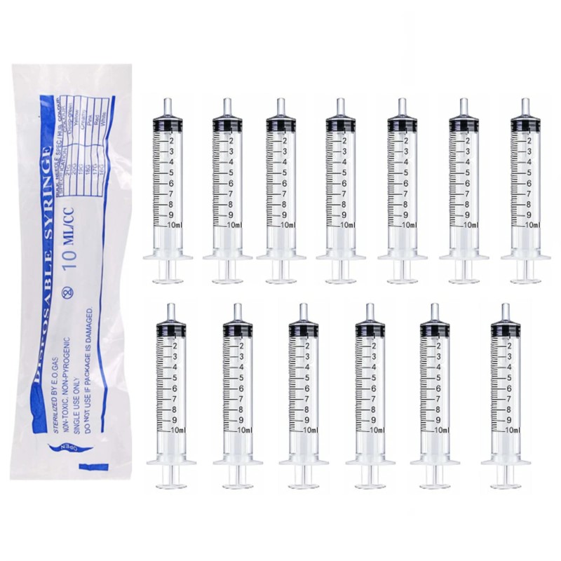 10-100PCS 10ml Plastic Luer Sl - Baby Food Allergy Rash บทวิจารณ์และราคา