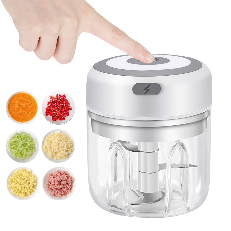 250ML Electric Garlic Grinder  - Baby Food With Meat บทวิจารณ์และราคา