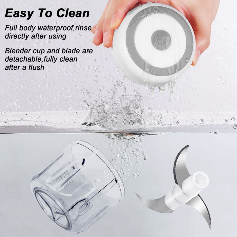 250ML Electric Garlic Grinder  - Baby Food With Meat บทวิจารณ์และราคา