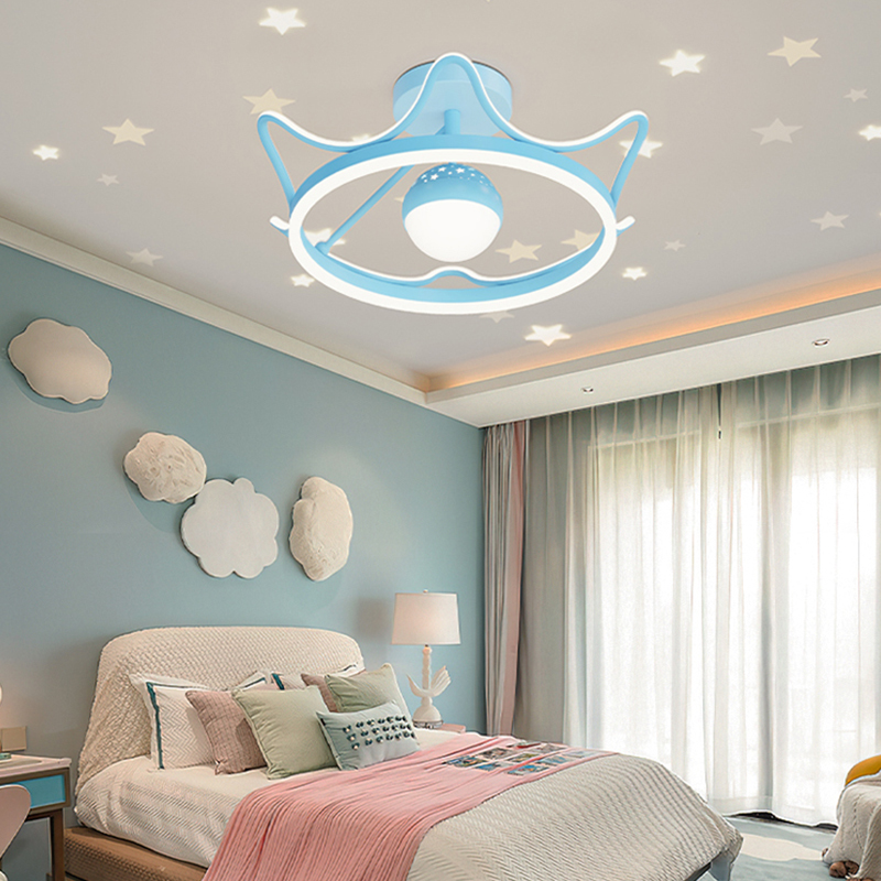 Modern Crown Starry Sky LED Pe - Baby Food Restaurant บทวิจารณ์และราคา