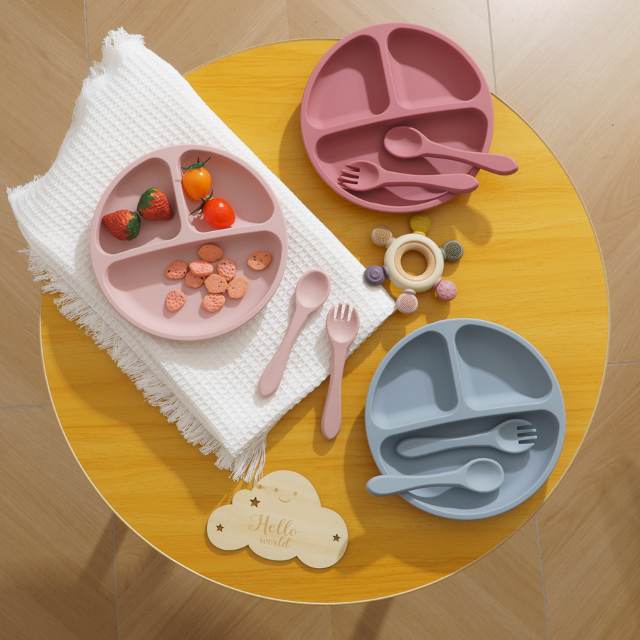 3PCS Children's Tableware Set  - Baby Food Grater บทวิจารณ์และราคา
