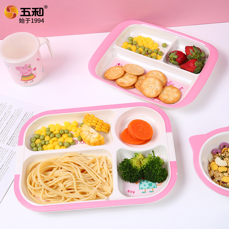 Peppa Pig Kid's Tableware Set  - Baby Food Dinner บทวิจารณ์และราคา