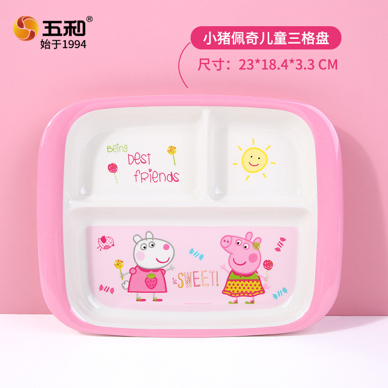Peppa Pig Kid's Tableware Set  - Baby Food Dinner บทวิจารณ์และราคา