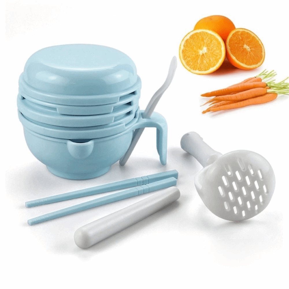 Solid color Baby Food Grinding - Baby Food Grater บทวิจารณ์และราคา
