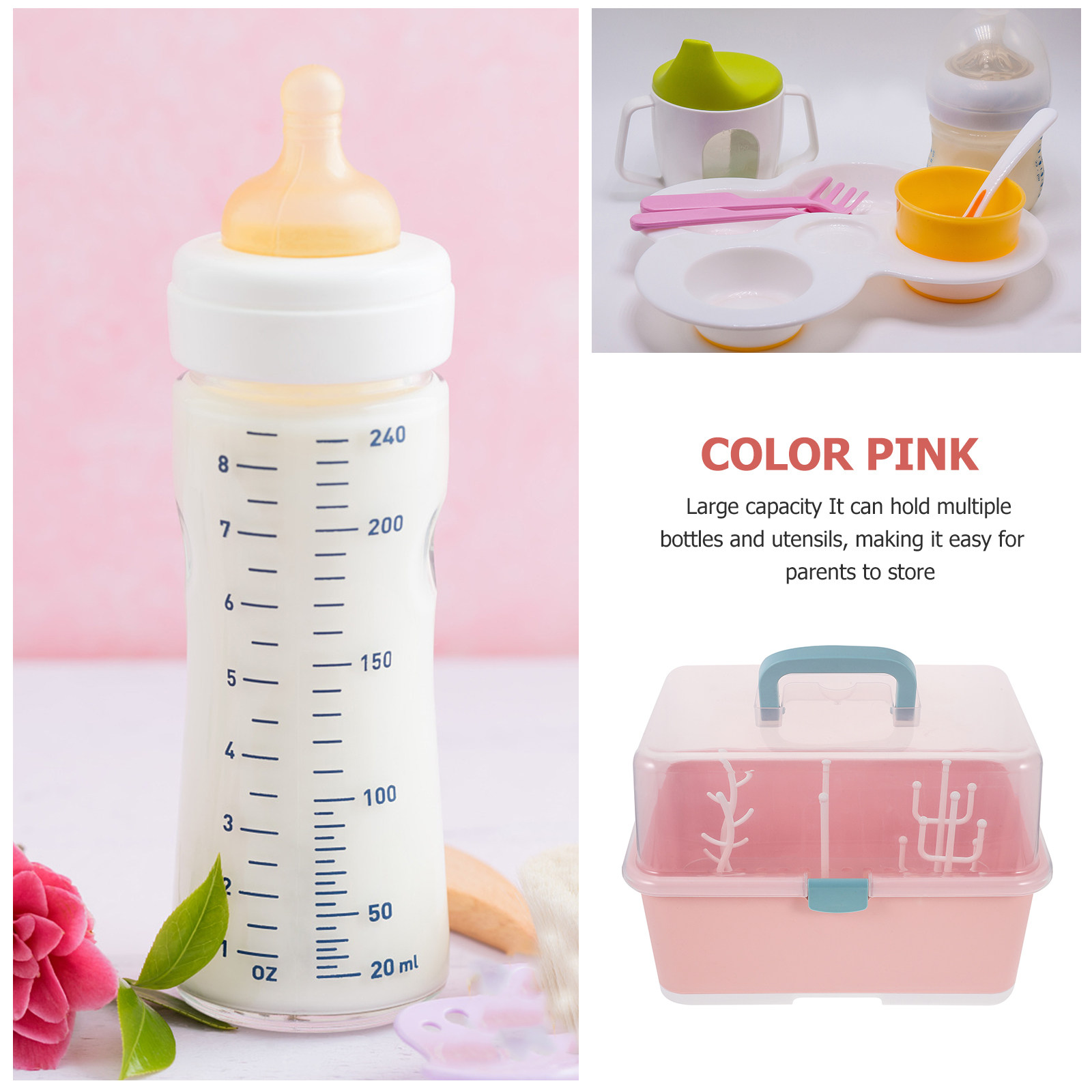 Baby Bottle Storage Box Milk B - Dry Food Baby บทวิจารณ์และราคา