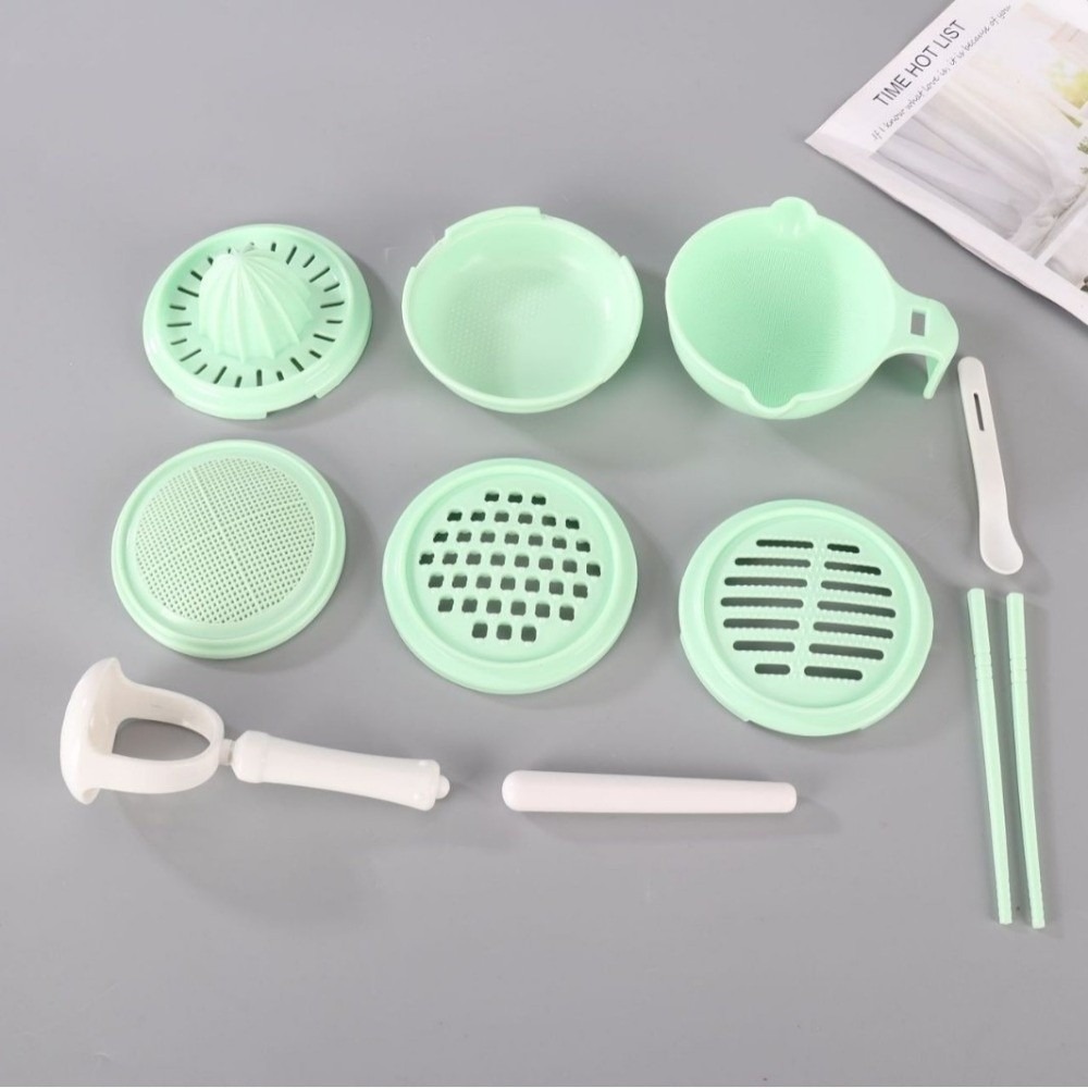 Solid color Baby Food Grinding - Baby Food Grater บทวิจารณ์และราคา